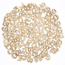 100 Pcs Chiffres En Bois À