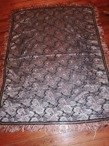 Ancien grand tapis table - ancien,