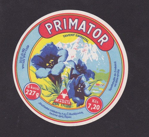 Ancienne étiquettes fromage