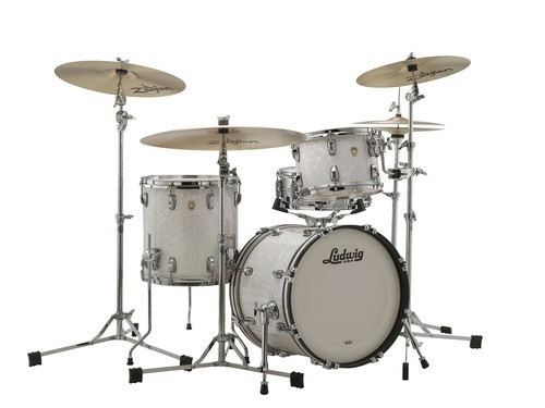 Ludwig classic maple - ludwig, white
