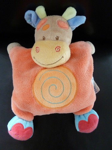 Doudou coussin nattou vache - *.,