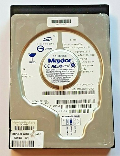 Disque dur ide - disque, maxtor