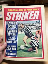 30 Mai 1970 "Striker" Denis Law Magazine De Football UK (LL)