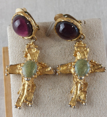 Paire anciennes boucles - d'anciennes,