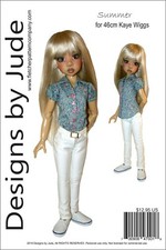 Été Poupée Vêtements Couture Motif 46cm Kaye Wiggs Poupées MSD Bjd