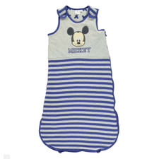 DISNEY gigoteuse mi-saison turbulette MICKEY bleu 3-6, 6-12, 12-18 ou 18-24 mois
