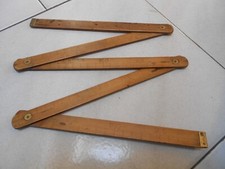 Ancien METRE  en bois et laiton