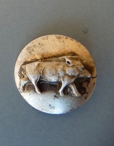 Bouton vénerie sanglier - ,