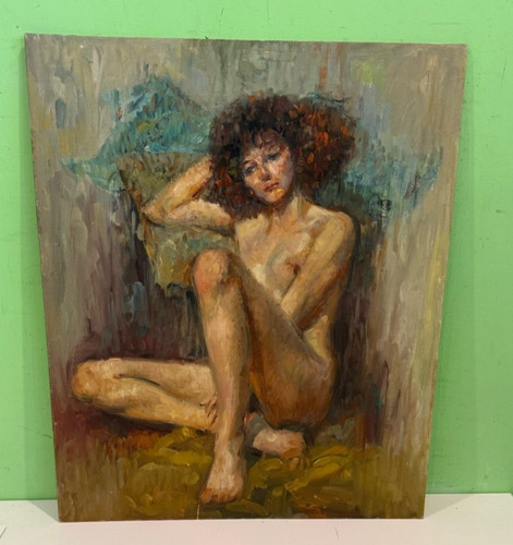 Tableau ancien huile portrait - tableau,