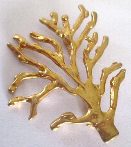 Grande broche thuya - thuya, feuille
