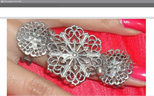 Bague médiévale argent - en,