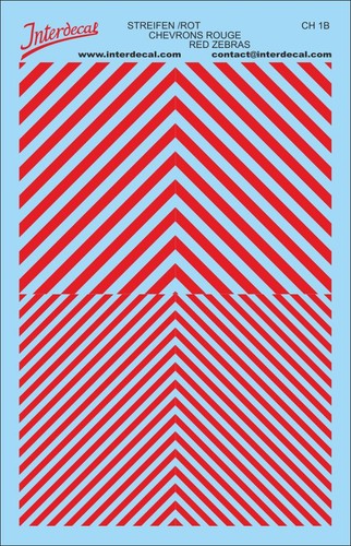 Chevrons décalcomanies - 1/43,