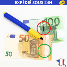 Feutre détecteur faux billets euro dollar stylo testeur billet universel