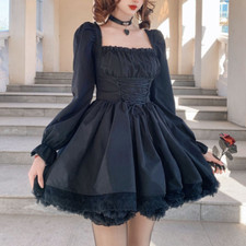 Femme Mini Robe Gothique