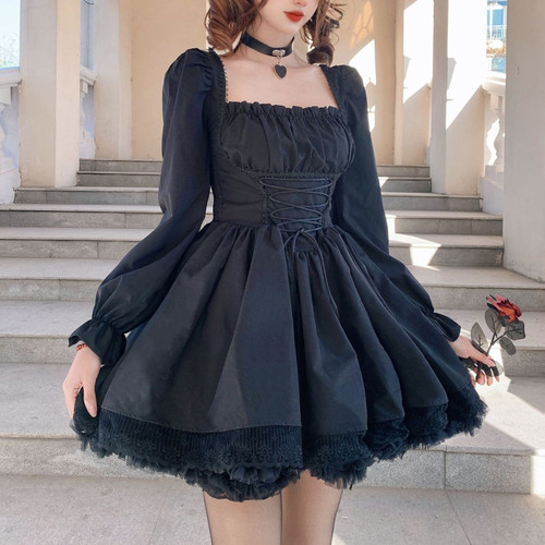 Femme mini robe gothique - femme,