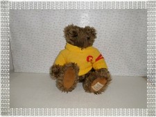 µ - Peluche Ours Pull Jaune