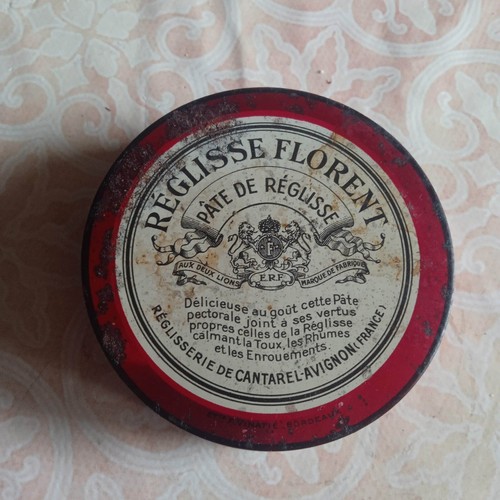 Boîte réglisse ancienne - boîte, de