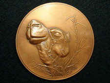 MEDAILLE ART ANIMALIER CU