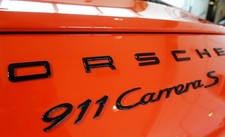 Logo 911 pour Porsche Noir ou Chrome