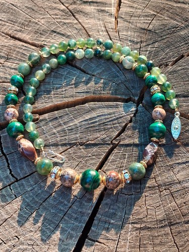 Collier artisanal pierres - artisanal,