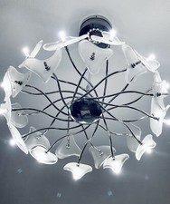 Lustre 65cm -  24 Ampoules Halogènes - Keria