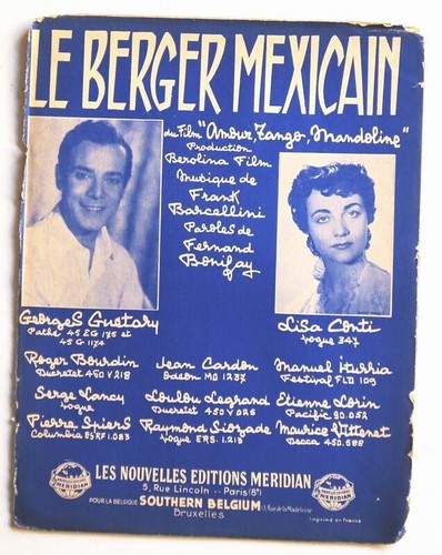 Partition vintage sheet - , music