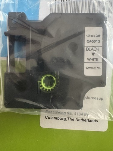 Dymo 12x7mm cassette de - 12x7mm,
