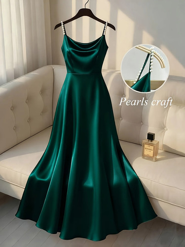 Robe rétro satin - robe,
