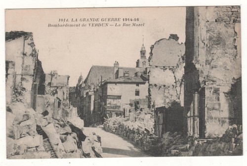 Cpa verdun bombardé - 55,