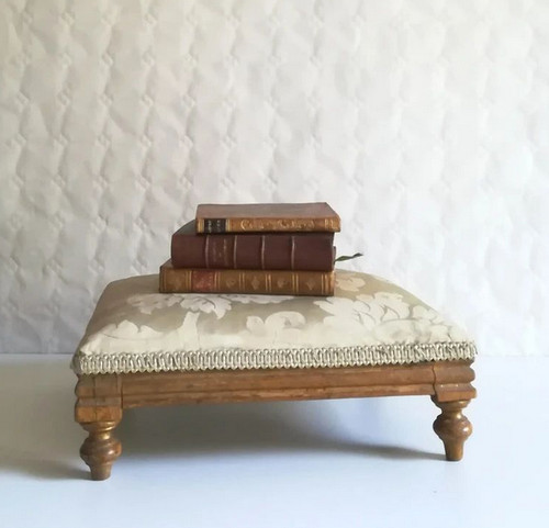 Repose pieds ancien bois - ancien,