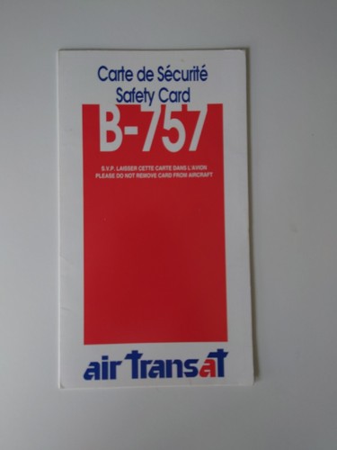 Air transat boeing - air, 1996