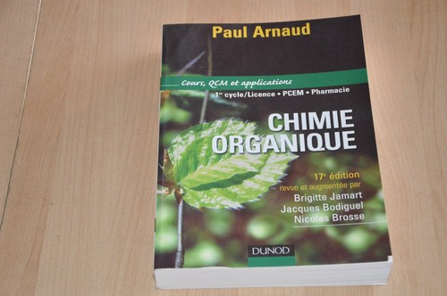 Livre chimie organique cours - chimie,