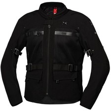 Veste textile iXS Venture-BigAir 1.0 noire veste de moto veste d'aventure