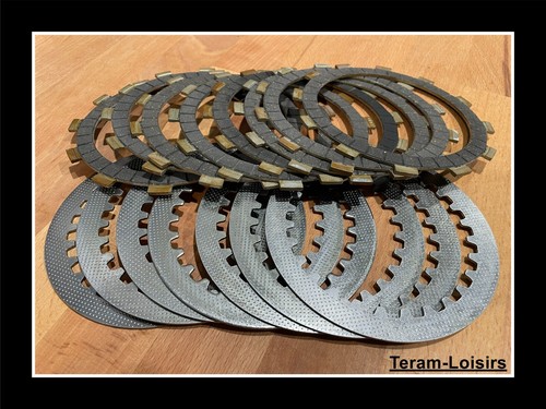 Kit disques garnis lisses - disques, +