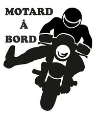 ADHESIF  MOTARD A BORD