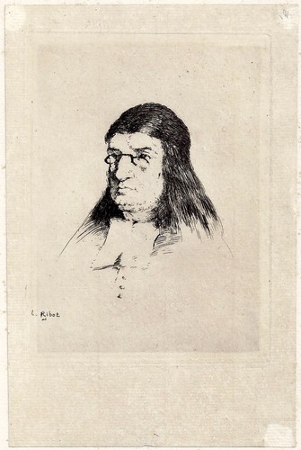Gravure théodule ribot - gravure, de