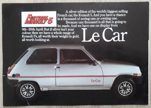 Renault car special - renault, 5