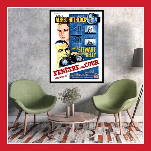 Toile coton affiche cinema - toile,