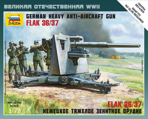 German heavy anti - anti-aircraft, gun