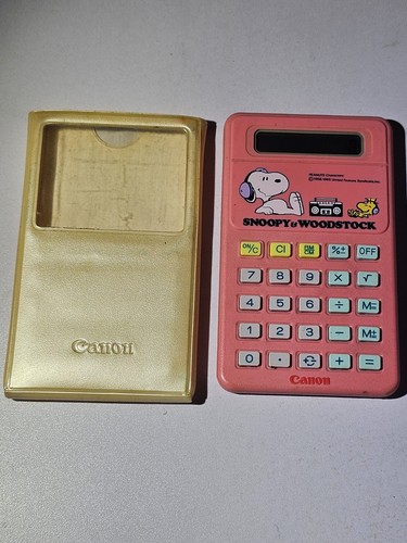 Calculatrice vintage snoopy - vintage,
