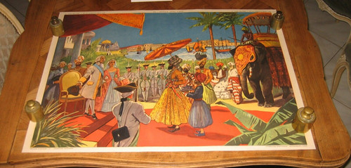 Ancienne affiche scolaire - affiche,