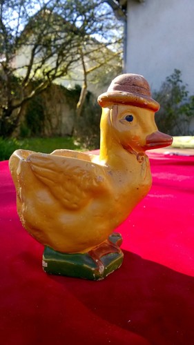 Ancien canard platre annees - ancien, en