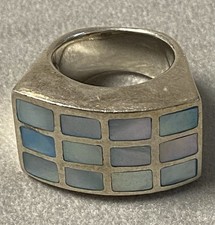Ancienne Superbe bague argent