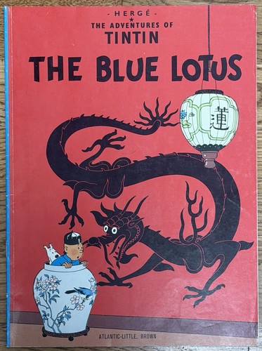 The blue lotus hergé tintin - blue,