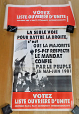 1981 ancien AFFICHE parti