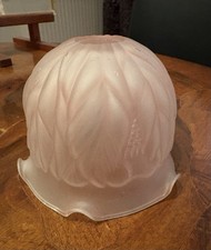 GLOBE TULIPE EN VERRE ÉPAIS POUR LAMPE LUMINAIRE APPLIQUE