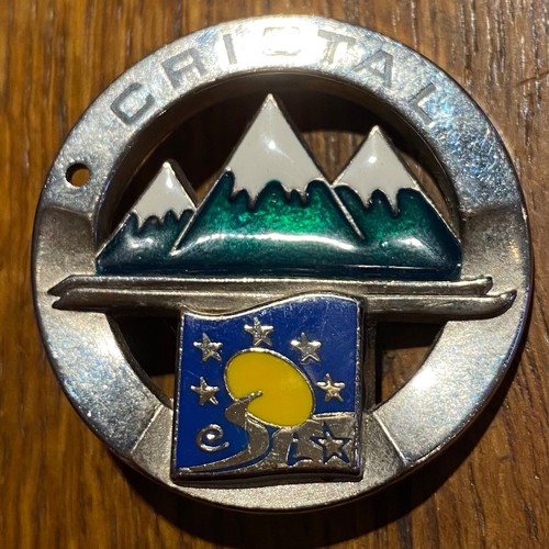 Broche ski esi cristal - de, /