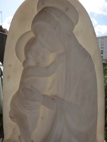 Plaque religieuse albatre - plaque,