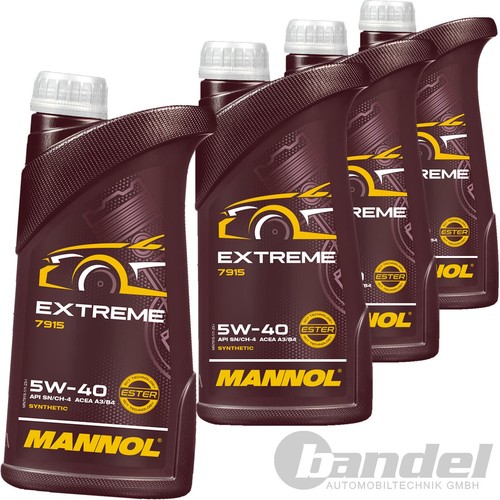 4x1l mannol extreme 5w40 - 4x1l,