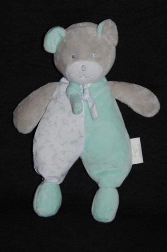 Doudou ours vert - ours,